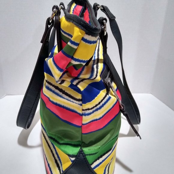 Dana Buchman Striped Tote Bag - Picture 5 of 13